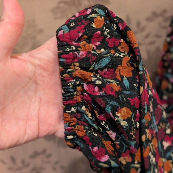 Ava & Viv Floral Long Sleeve Blouse, Size 1X, Gently Used! EUC - Picture 5 of 6